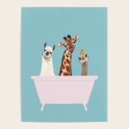 Playful Gangs in Bathtub Blue Poster Gallery Image 4