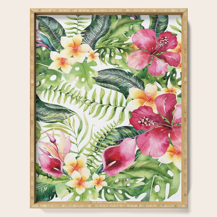 Tropical Botanical Serving Tray Gallery Image 1