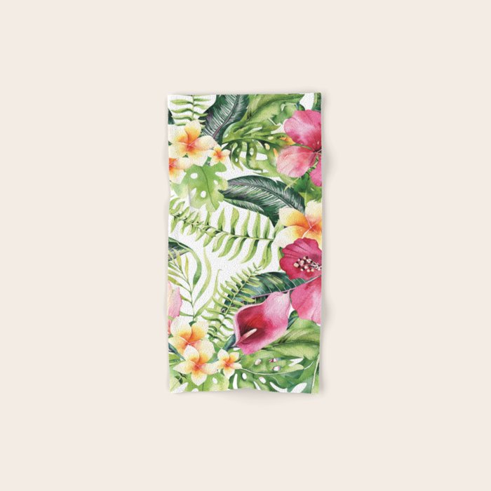 Tropical Botanical Bath Towel Gallery Image 1