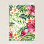 Tropical Botanical Stationery Card Gallery Image 2