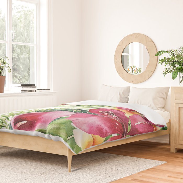 Tropical Botanical Duvet Cover Gallery Image 2