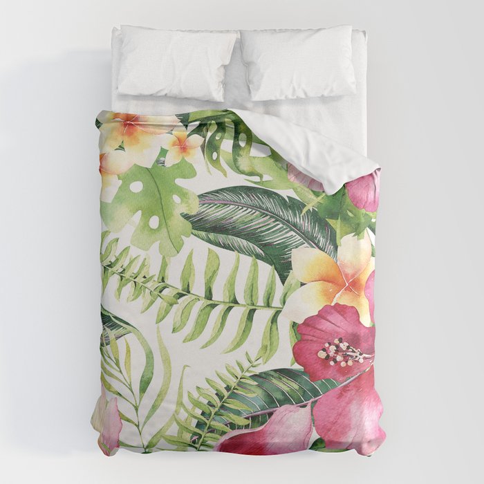Tropical Botanical Duvet Cover Gallery Image 6