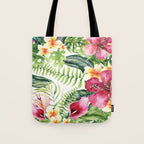 Tropical Botanical Tote Bag Gallery Image 1