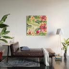 Tropical Botanical Wood Wall Art Gallery Image 2