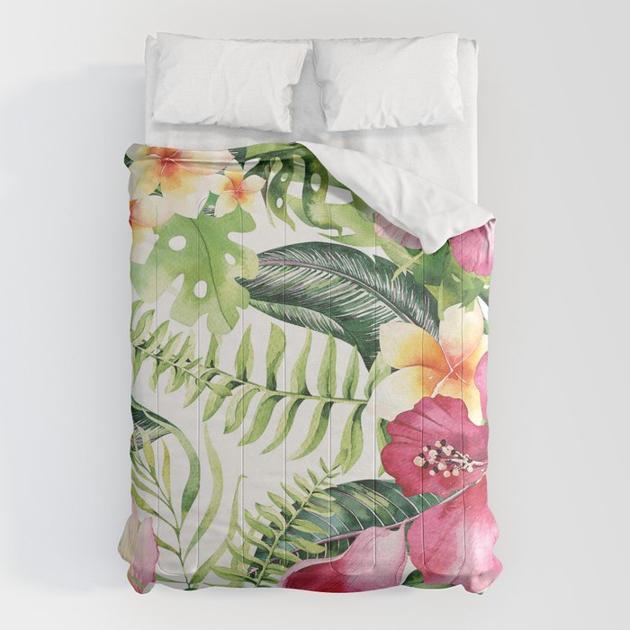 Tropical Botanical Comforter Gallery Image 6