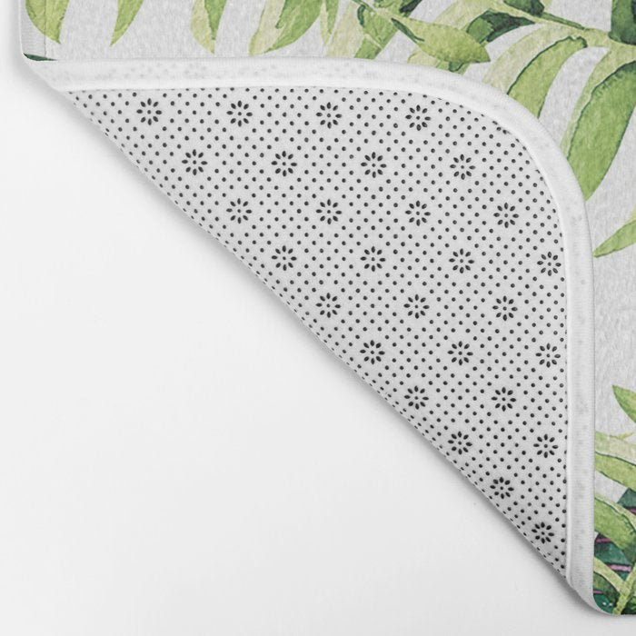 Tropical Botanical Bath Mat Gallery Image 2