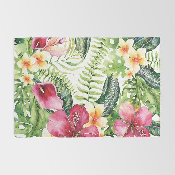 Tropical Botanical Rug Gallery Image 2