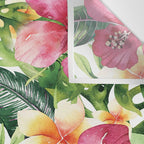 Tropical Botanical Wall Tapestry Gallery Image 3