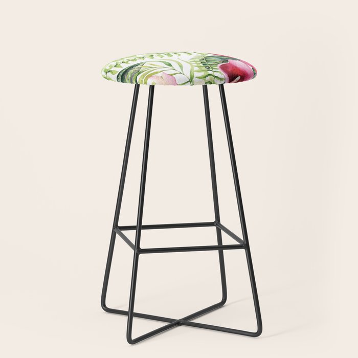 Tropical Botanical Stool Gallery Image 1