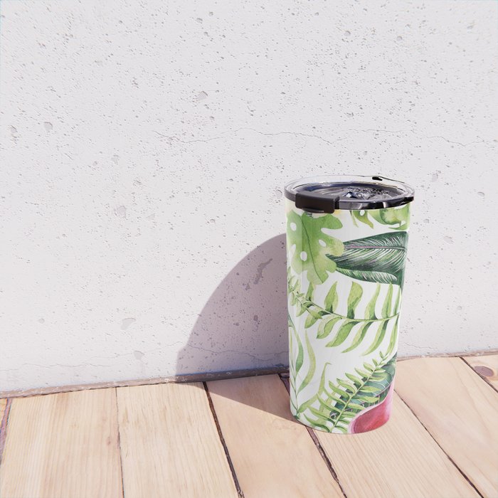 Tropical Botanical Travel Mug Gallery Image 4