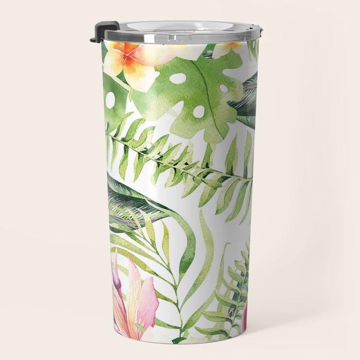 Tropical Botanical Travel Mug Gallery Image 3