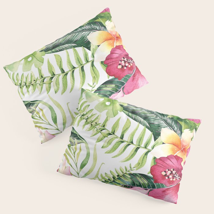 Tropical Botanical Pillow Sham Gallery Image 3