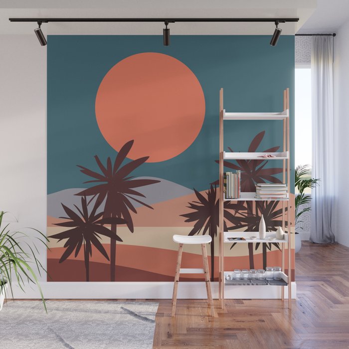 Abstract Landscape 13 Portrait Wall Mural Gallery Image 1