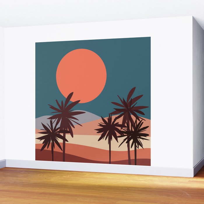 Abstract Landscape 13 Portrait Wall Mural Gallery Image 2