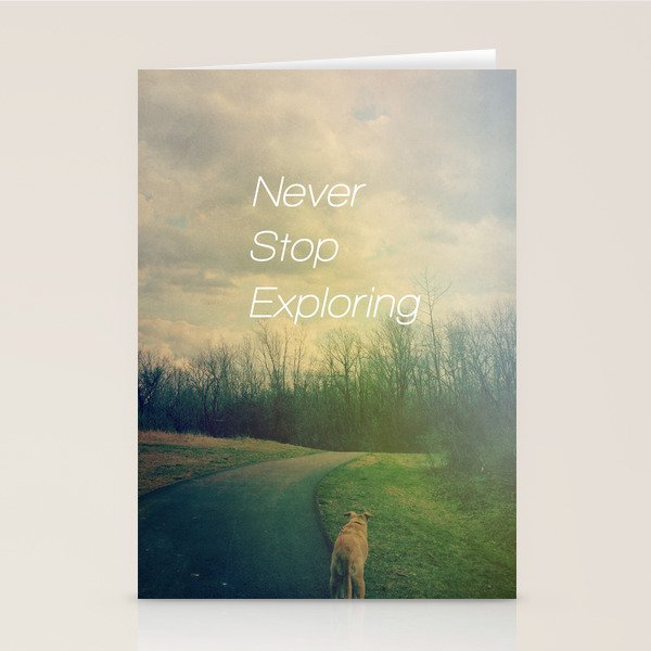 Never Stop Exploring Stationery Card Gallery Image 2