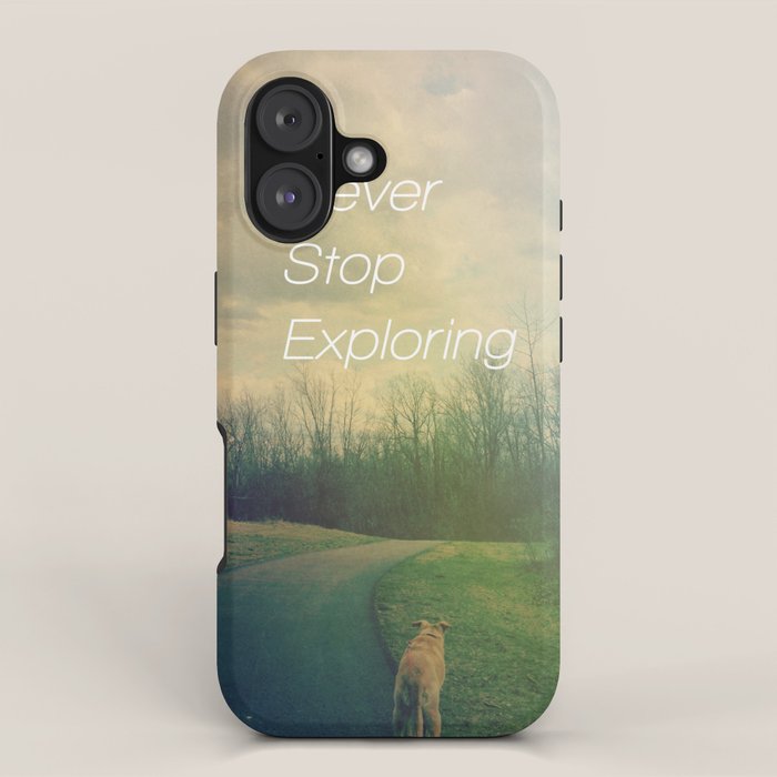 Never Stop Exploring iPhone Case Gallery Image 1