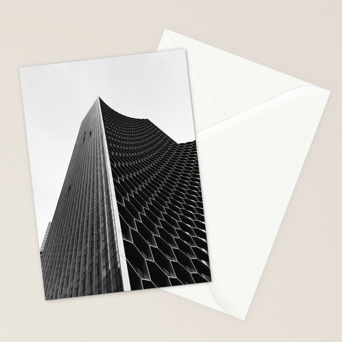 PINNACLE || black and white architecture photography || SINGAPORE Stationery Card Gallery Image 2