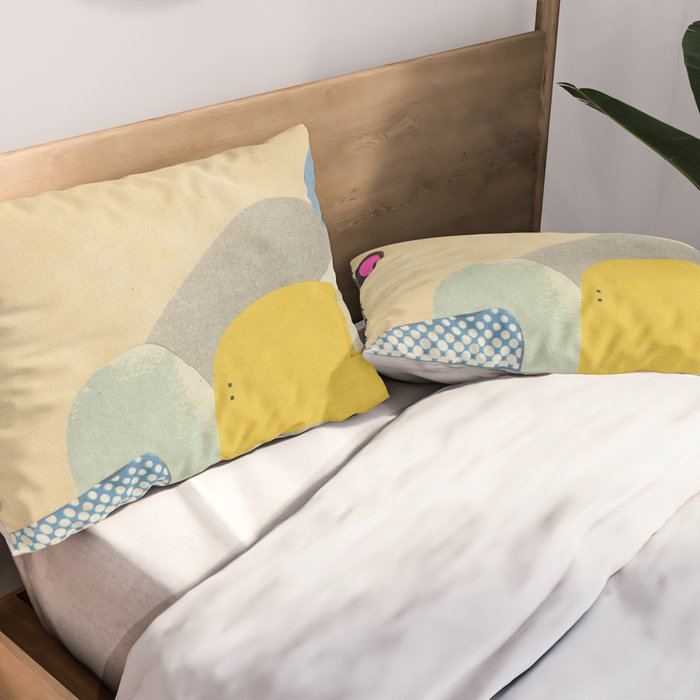 Paper Mountains 4 Pillow Sham Gallery Image 2