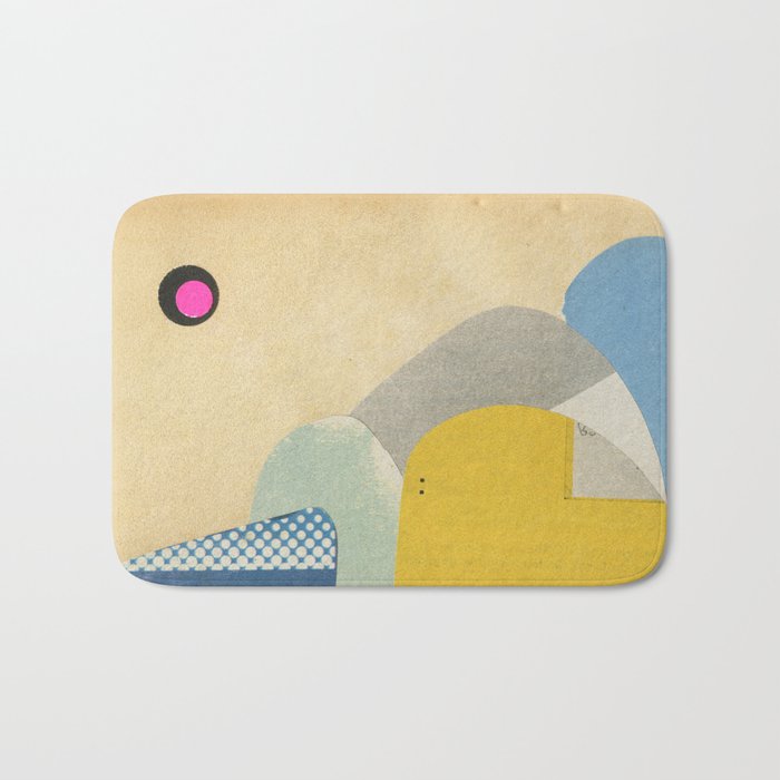 Paper Mountains 4 Bath Mat Gallery Image 1