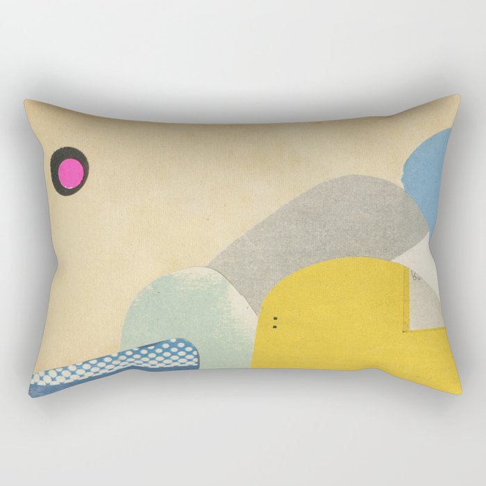 Paper Mountains 4 Rectangular Pillow Gallery Image 1