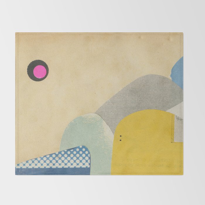 Paper Mountains 4 Throw Blanket Gallery Image 2