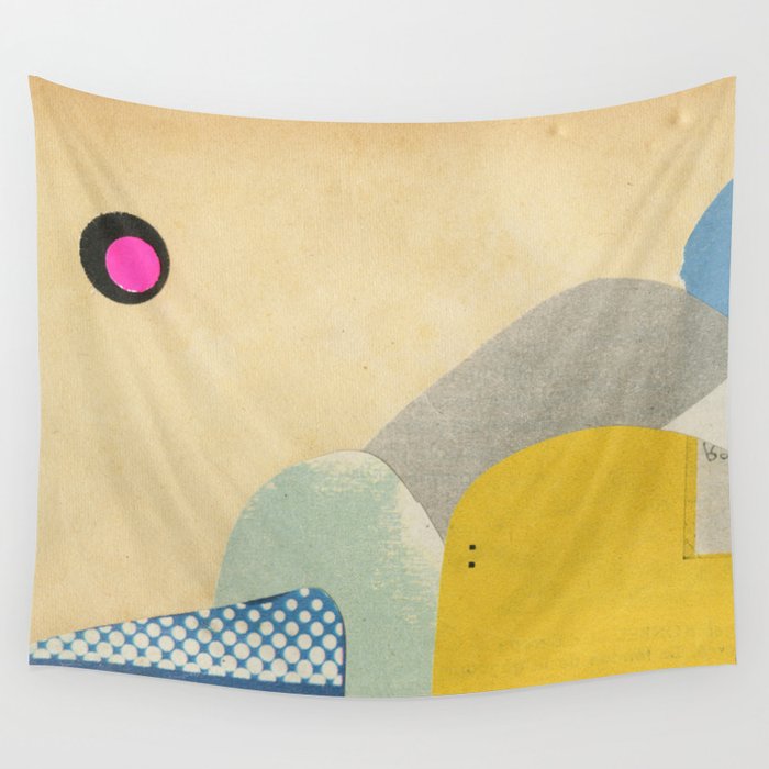 Paper Mountains 4 Wall Tapestry Gallery Image 4