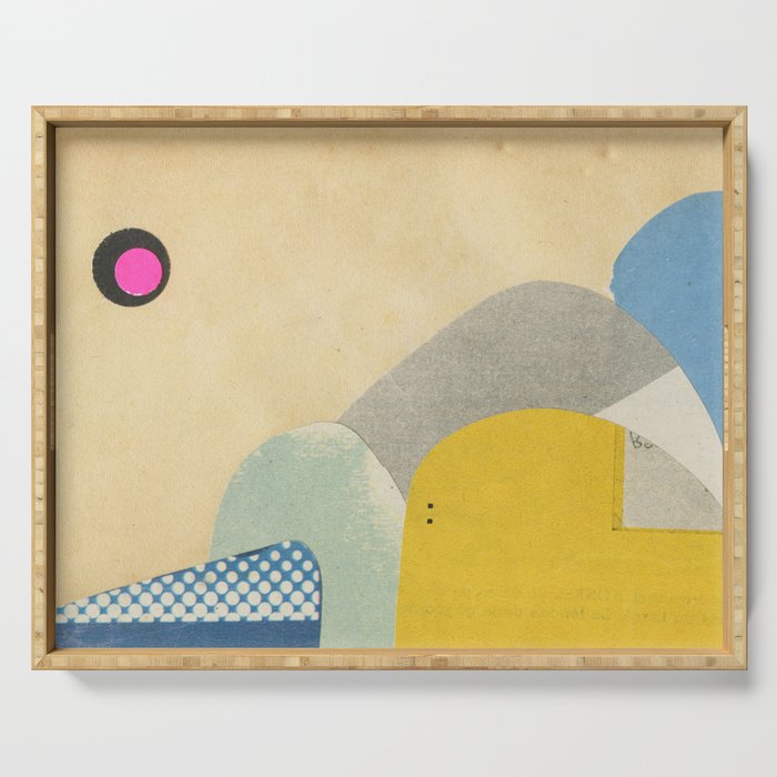 Paper Mountains 4 Serving Tray Gallery Image 1