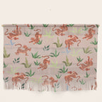 Dancing Tiger (Taupe) Wall Hanging Gallery Image 1