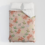 Dancing Tiger (Taupe) Duvet Cover Gallery Image 6