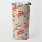Dancing Tiger (Taupe) Travel Mug Gallery Image 2