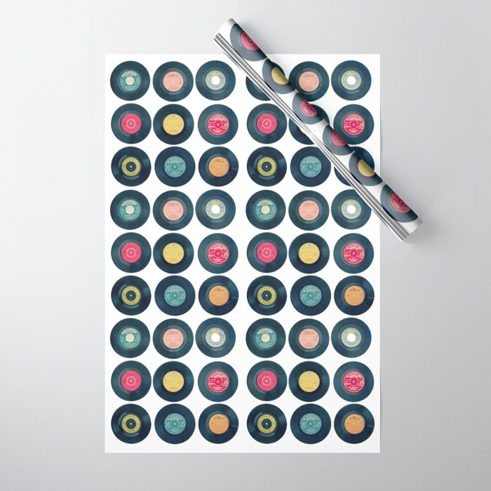 Vinyl Collection Wrapping Paper Gallery Image 1