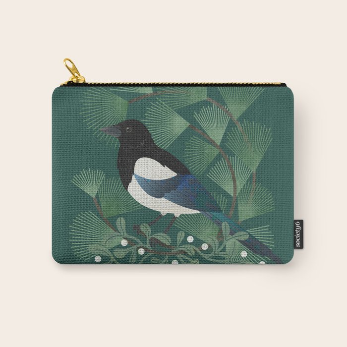 Magpie & Mistletoe Carry All Pouch Gallery Image 1