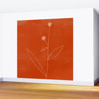 Minimal Abstract Art Plant 39 Wall Mural Gallery Image 2