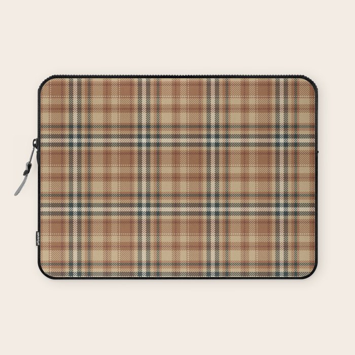 Cozy Autumn Plaid Laptop Sleeve Gallery Image 1