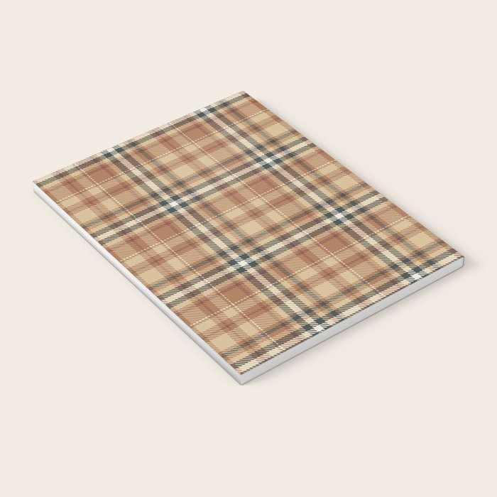 Cozy Autumn Plaid Notebook Gallery Image 3