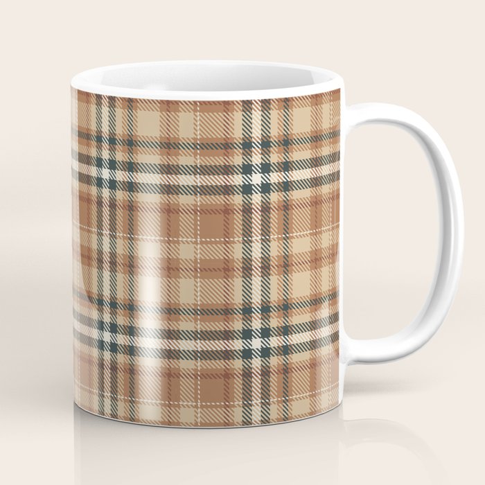 Cozy Autumn Plaid Coffee Mug Gallery Image 1