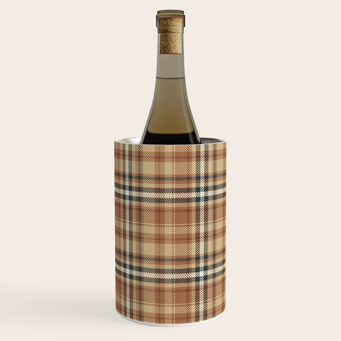 Cozy Autumn Plaid Wine Chiller Gallery Image 3