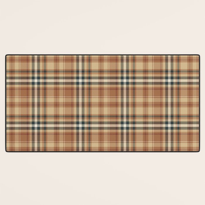 Cozy Autumn Plaid Desk Mat Gallery Image 3