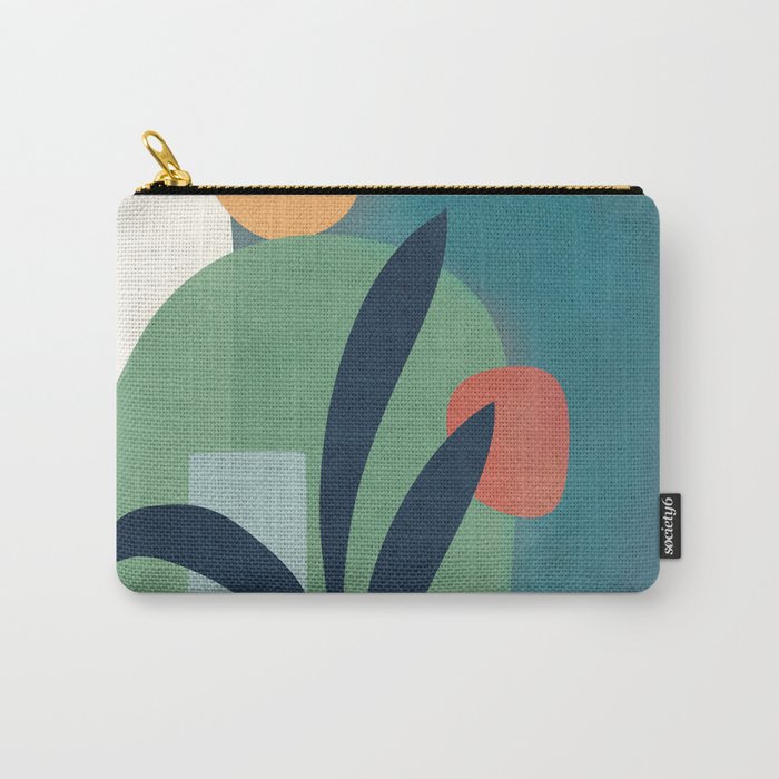 Minimal Abstract Shapes No.42 Carry All Pouch Gallery Image 1