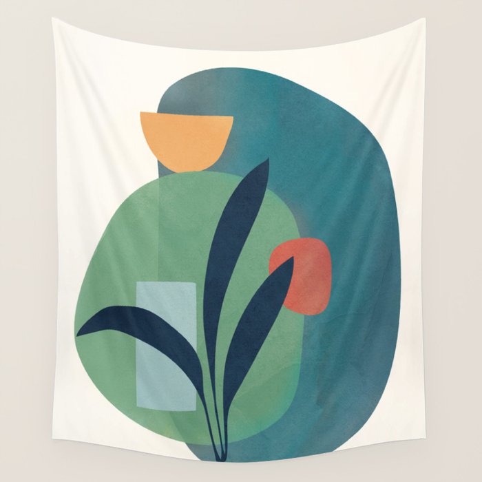 Minimal Abstract Shapes No.42 Wall Tapestry Gallery Image 4