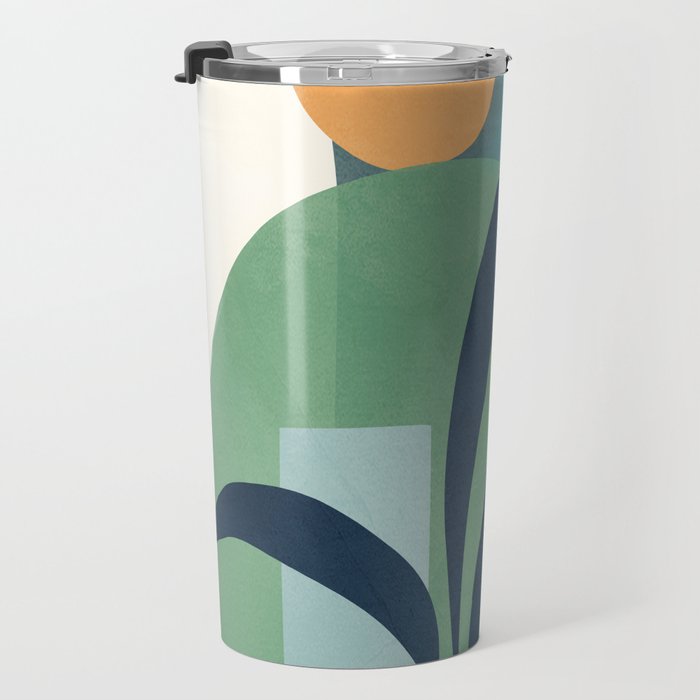 Minimal Abstract Shapes No.42 Travel Mug Gallery Image 3