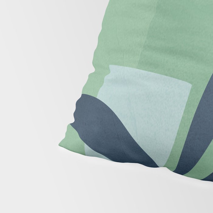 Minimal Abstract Shapes No.42 Pillow Sham Gallery Image 4