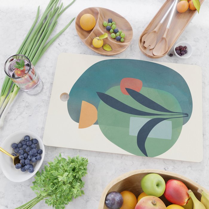 Minimal Abstract Shapes No.42 Cutting Board Gallery Image 2