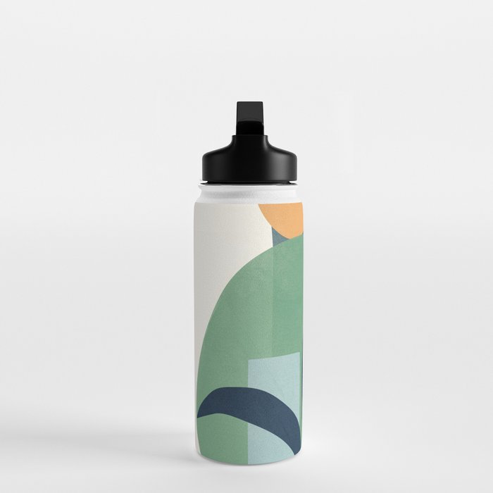 Minimal Abstract Shapes No.42 Water Bottle Gallery Image 3