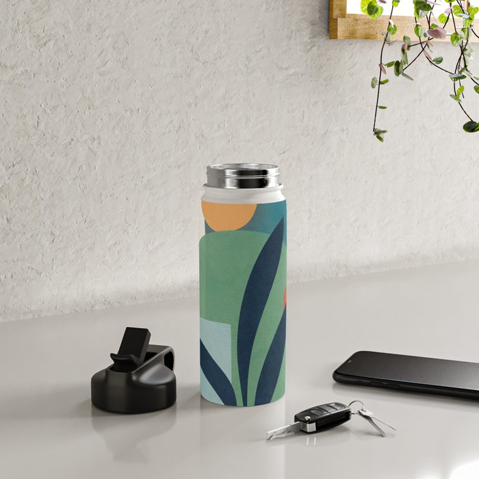 Minimal Abstract Shapes No.42 Water Bottle Gallery Image 4
