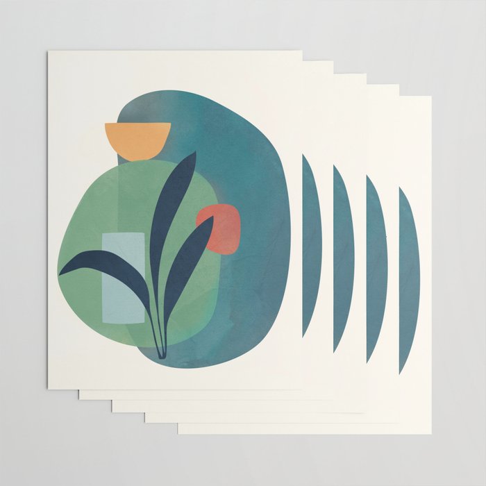 Minimal Abstract Shapes No.42 Wrapping Paper Gallery Image 3