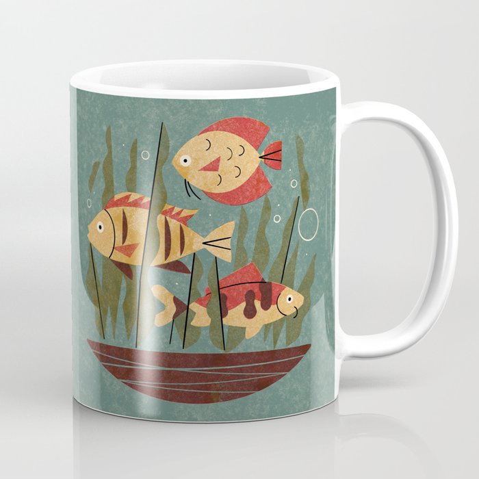 Fish and Seaweed Coffee Mug Gallery Image 1