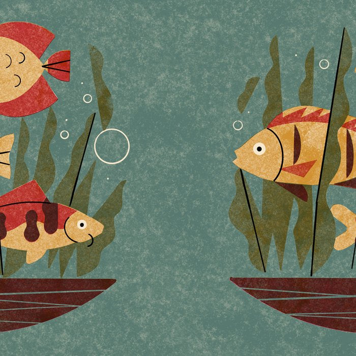 Fish and Seaweed Coffee Mug Gallery Image 2