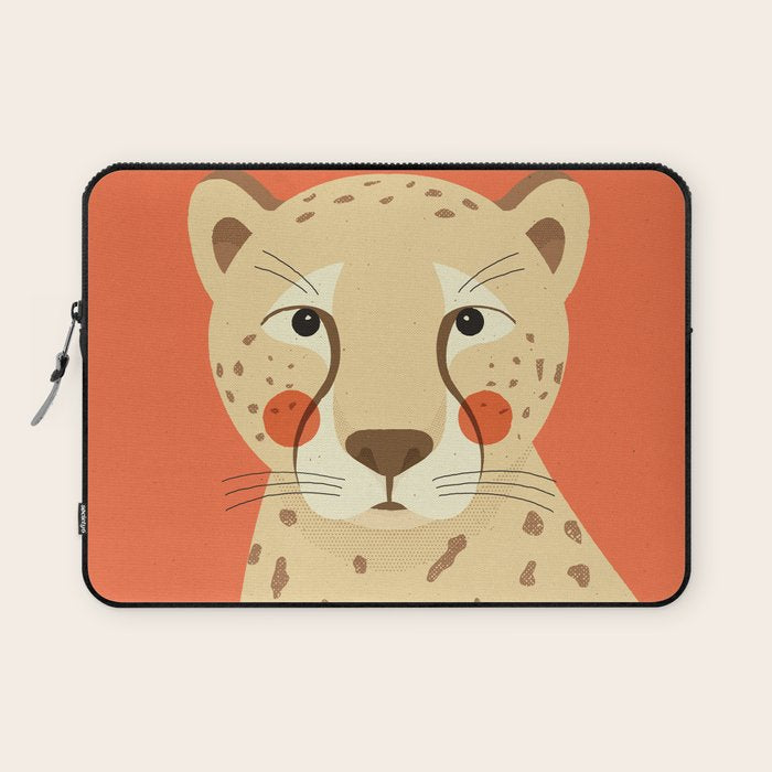 Cheetah, Animal Portrait Laptop Sleeve Gallery Image 1