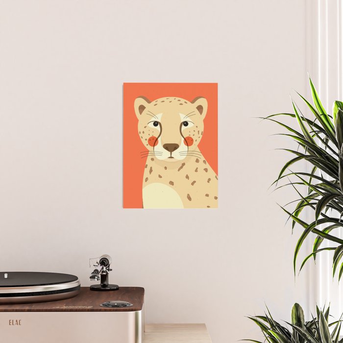 Cheetah, Animal Portrait Poster Gallery Image 2